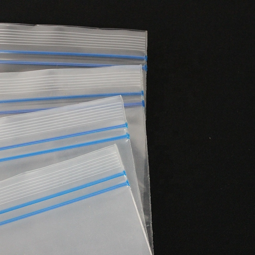 Food Packaging Ziplock Bags Plastic Double Zipper Resealable Storage Bags