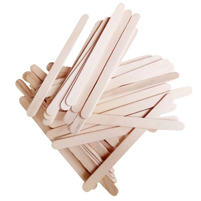 Wooden DIY Colored Popsicle Wood Stick for Ice Cream, Crafts