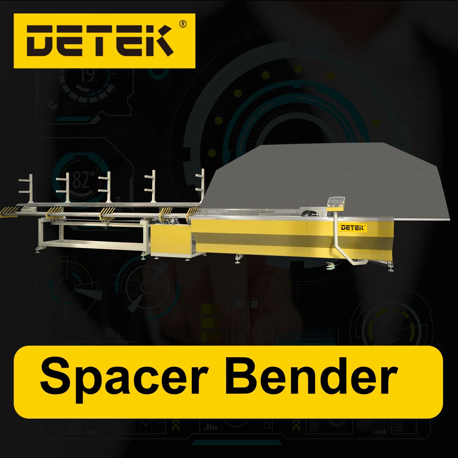 Espaçador de marcação automática Bender máquina Máquina de vidro isolante com impressão de logotipo