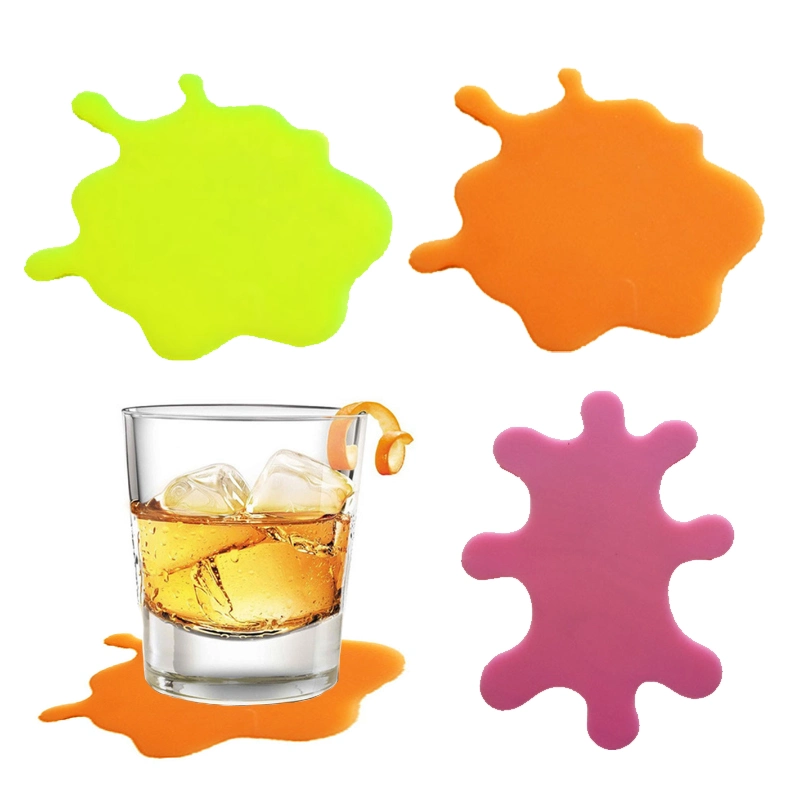 Wholesale/Supplier Cheap Custom Design Pattern Silicone Cup Mat Tea Coffee Drink Coaster