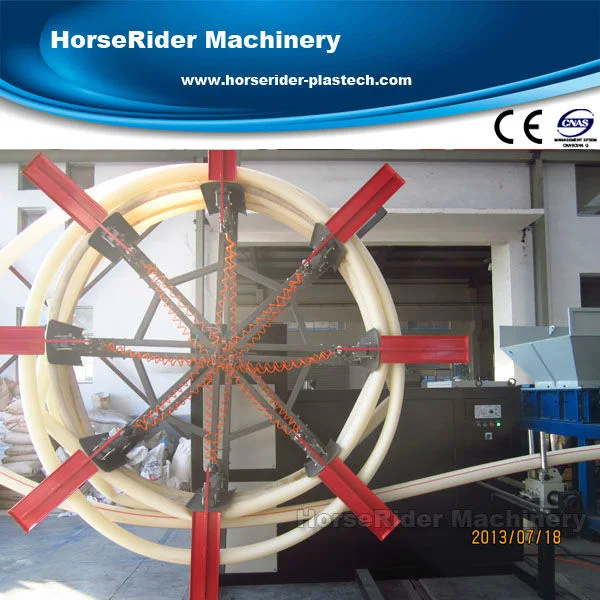 16mm-1200mm Diameter Plastic Pipe Machinery PE Hose Extrusion Machine