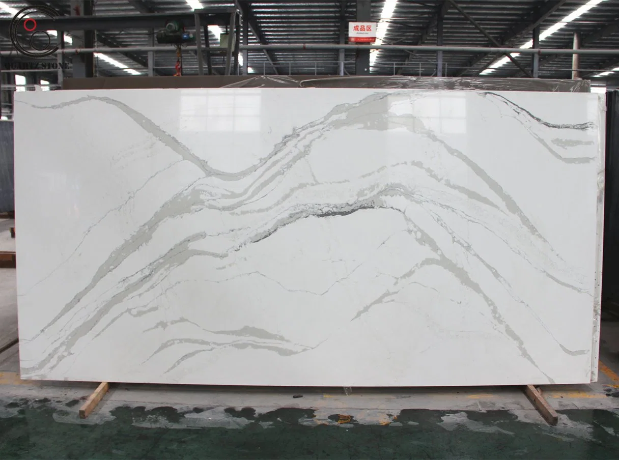 Artificial Quartz Stone Slab Looks Like Marble