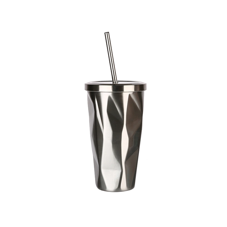 Best Seller Stainless Steel Tumbler Double Wall Coffee Mug with Straw