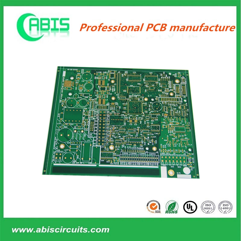 Placa de circuito de PCB ni/Au Gold de una capa cerámica en alimentación Electrónico