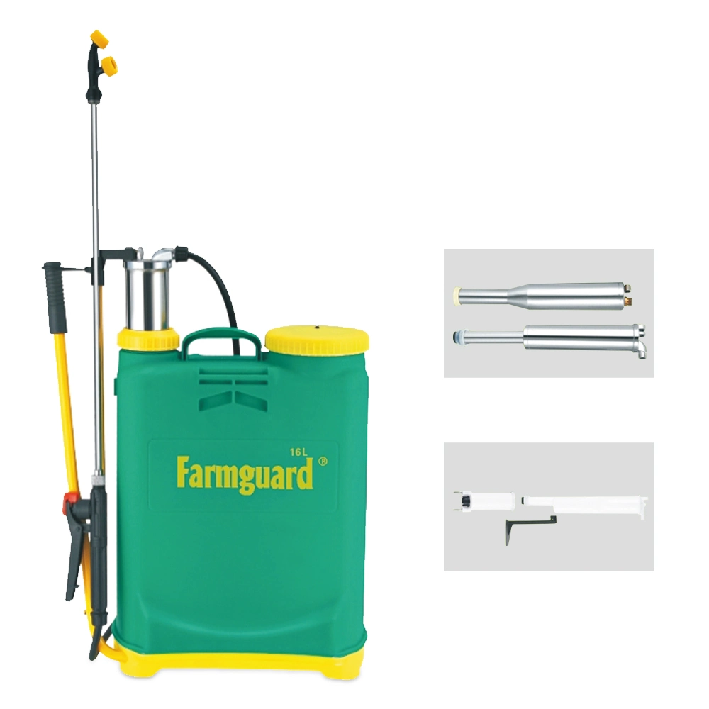 Agricultural Manual Hand Pressure 16L Sprayer with Stainless Steel Air Chamber