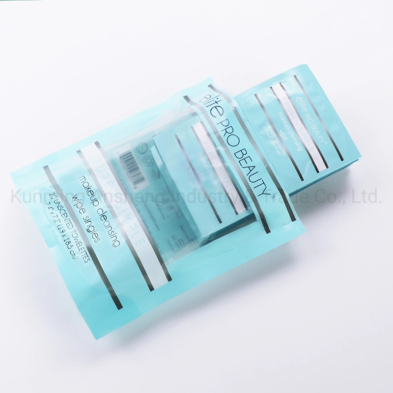 Custom Alcohol-Free Makeup Remover Cleansing Face Eyes Wipes for Waterproof Mascara