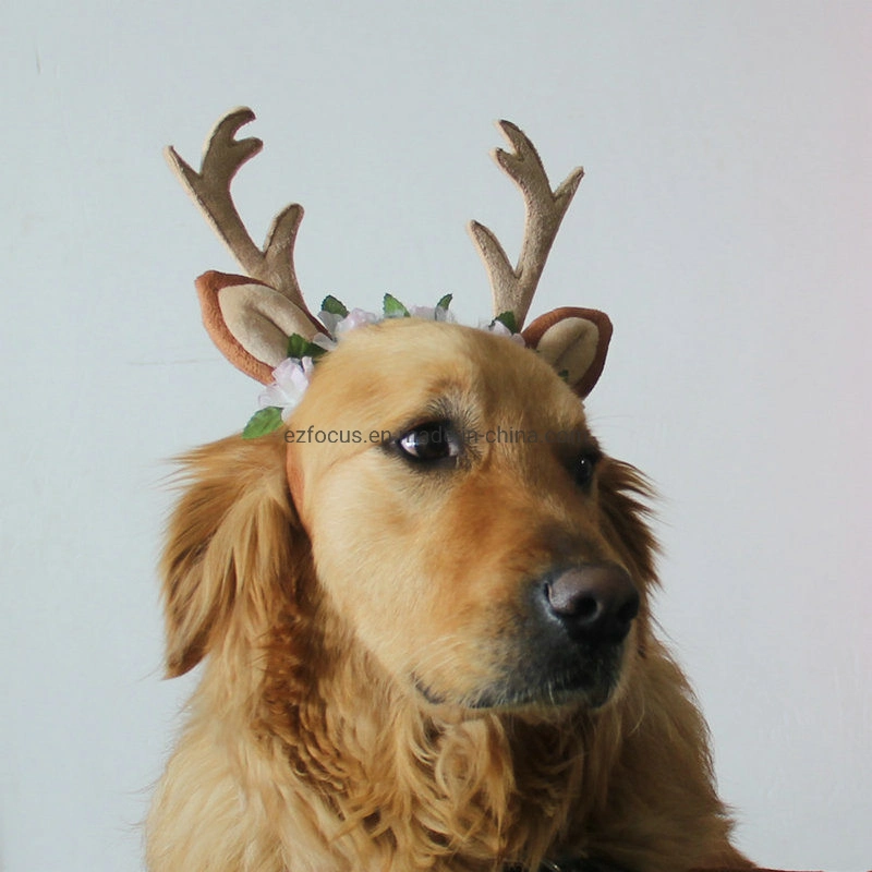 كلب [إلك] [نتلر] قبعة قبعة قبعة كلب قطة محبوبة عيد ميلاد المسيح ملابس تناسب ملابس القبعة الكلب الكبيرة الصغيرة ملابس العناية بالرأس أكسسوارات العناية بالشعر Wb12536