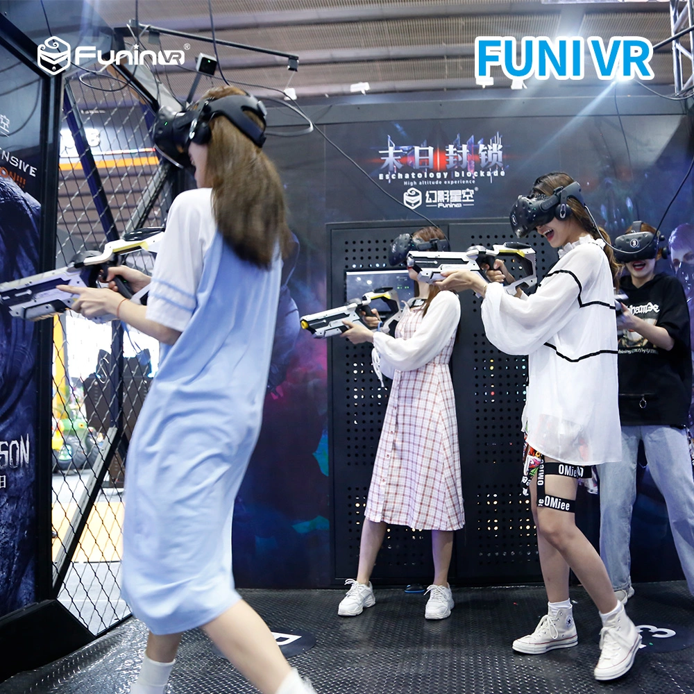 Vr Multiplayers Game Cinema Teamwork Shooting Game Vr Simulator for Game Park