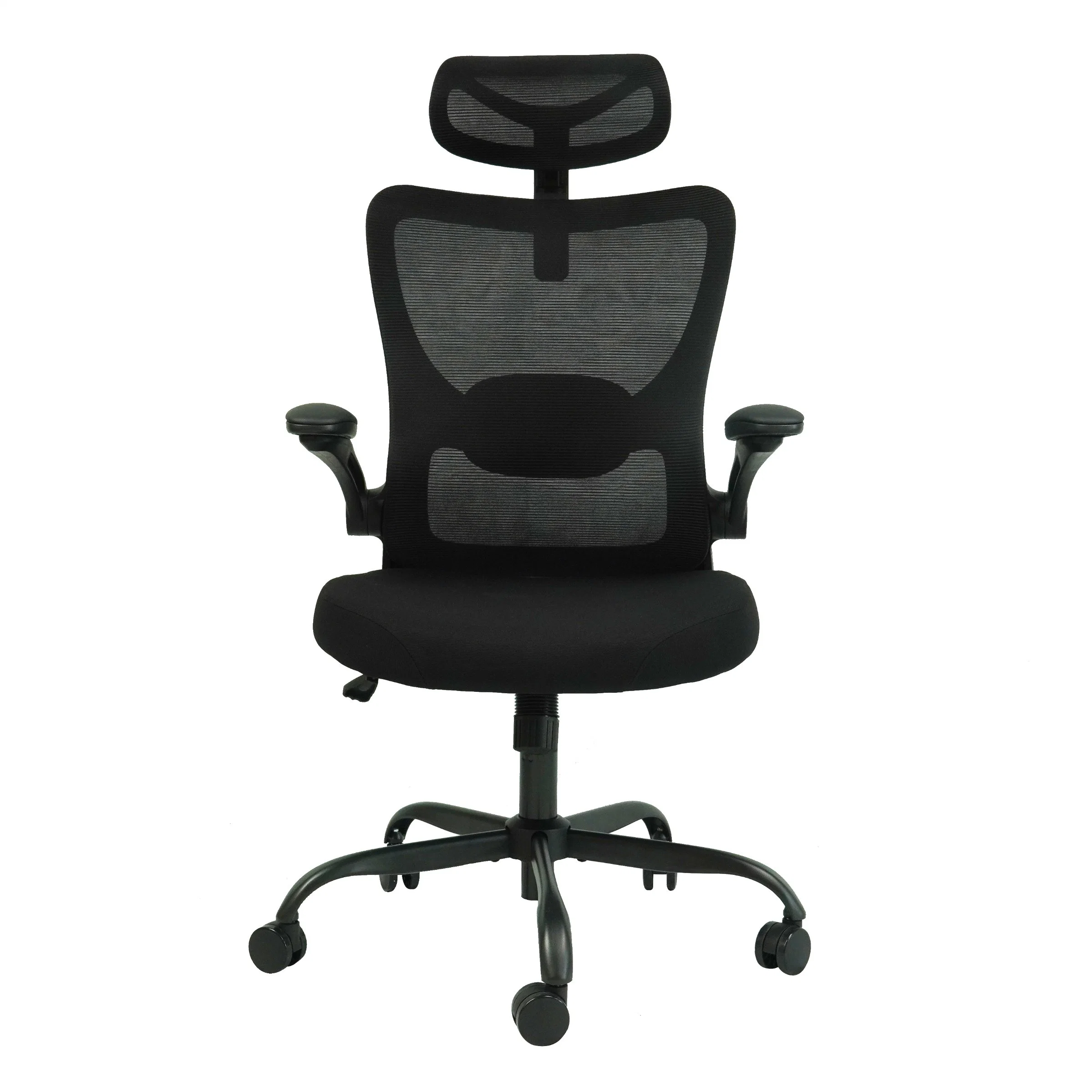 Silla ergonómica de oficina respaldo alto silla de escritorio malla respaldo con Soporte lumbar independiente