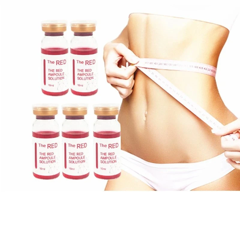 High Quality Lipo Lab Kybella Solution Fat Burning Site Injections Lipolysis Injection The Red Slimming Ampoule Solution for Face Body