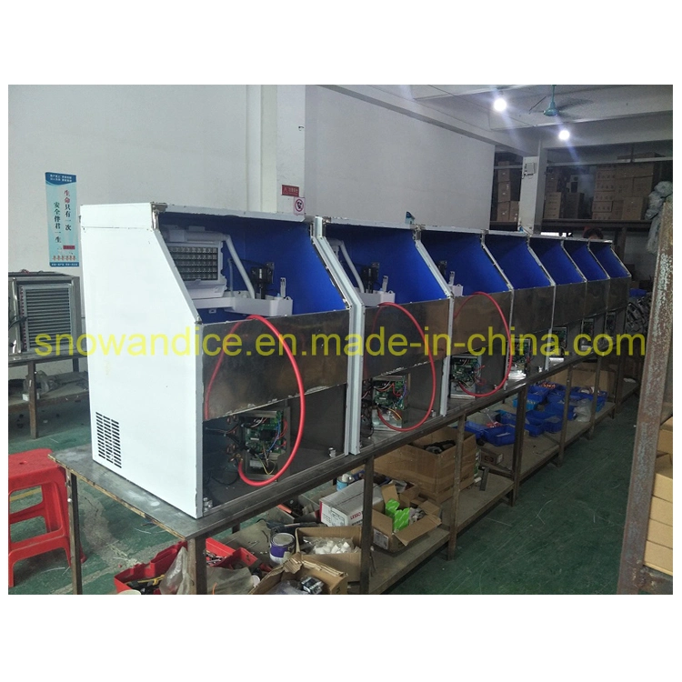 120kg Vertical Ice Machine Western Restaurant Ice Cube Maker