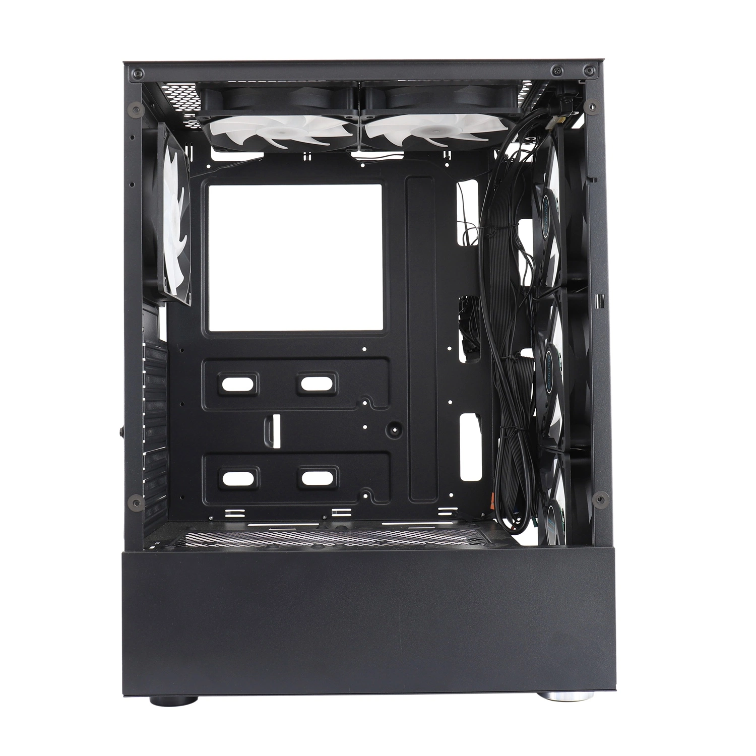 The Latest Hot Cool RGB Light Strip ATX Desktop Computer Gaming Case of Hinge Tempered Glass Side