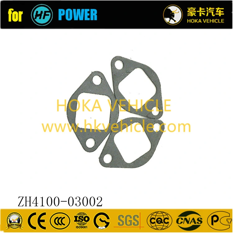 Original and Genuine Power Hf Engine Spare Parts Exhaust Pipe Gasket Zh4100-03002 for Engine for Cement Tanker Trailer