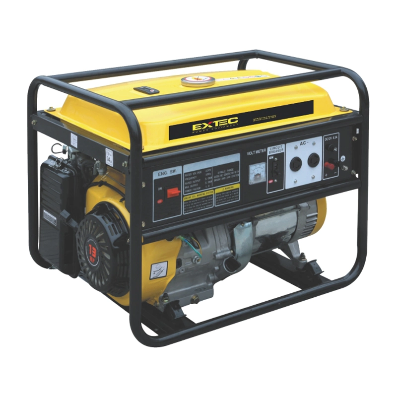 Extec Fuan 5.0kw/5.5kw 110V/220V Electric Air Cooled Portable Petrol Gas Gasoline Generator for Home Building Use