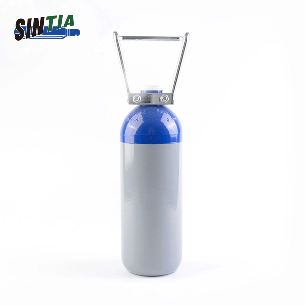 DOT Tped Standard 2L 5L 10L 20L 50L Steel Gas Cylinder CO2 Tank with Valve for Industrial