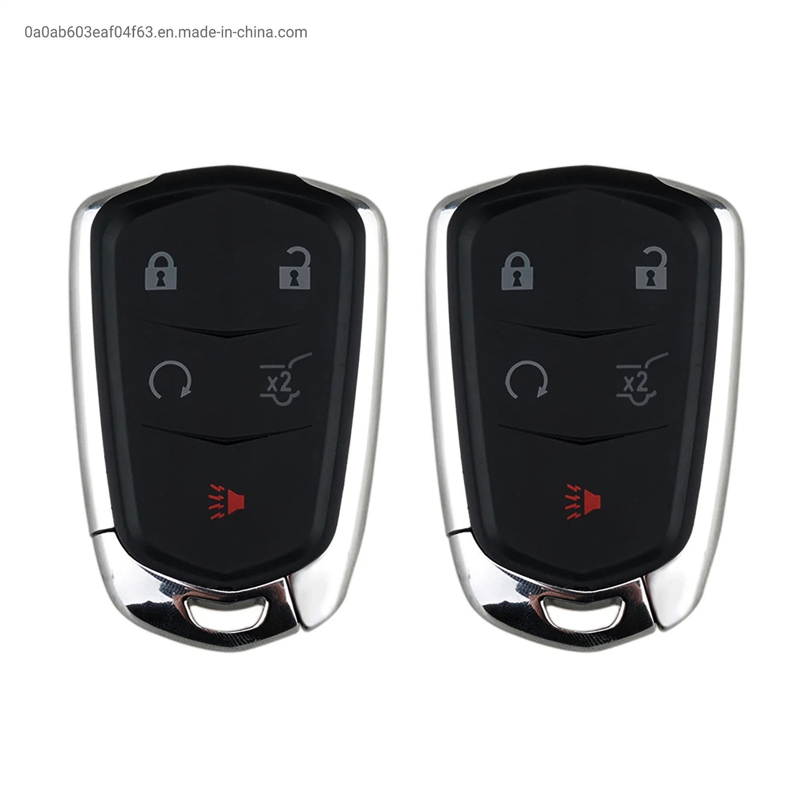 5buttons 433Mhz Smart Keyless Entry Remote Car Key Fob for 2015-2020 Cadillac XT5 XTS XT4 SRX FCC ID: HYQ2EBIC: 1551A-2EB  1551A2EB PN: 13510245