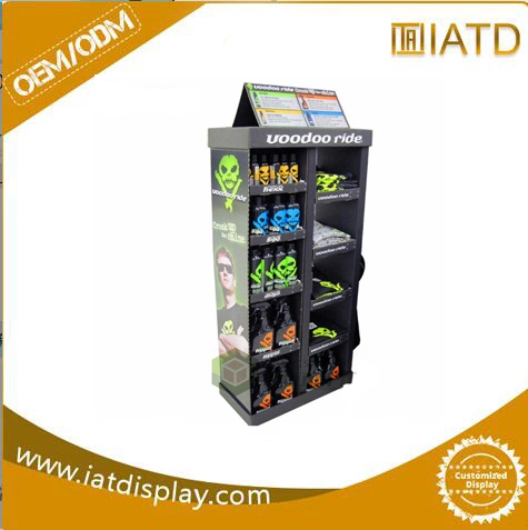 Corrugated Paper Exhibition Counter Retal Cardboard Display Box for Stores