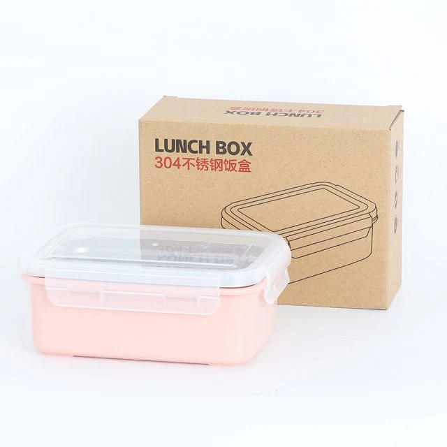 Microwave Square Non-Disposable Lunch Takeaway PP Plastic Food Box with Lid