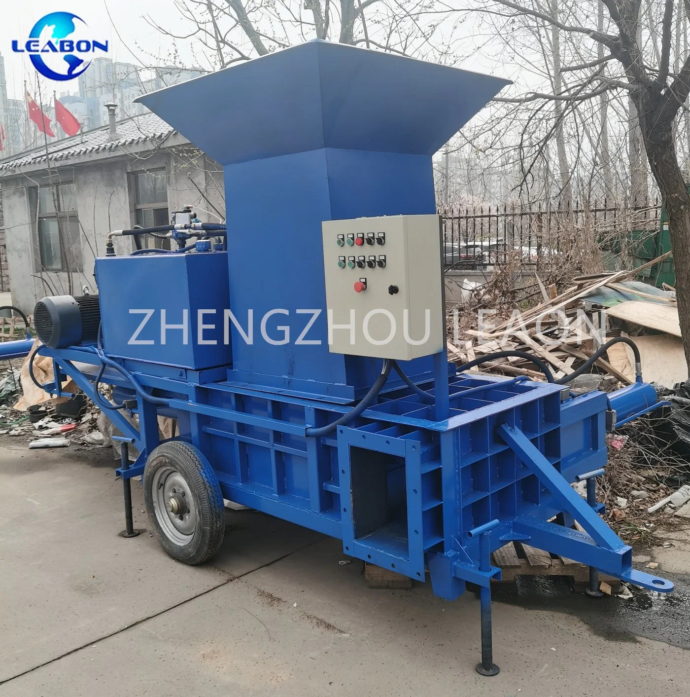 Silage Grass Wrapper Packing Machine Horizontal Hydraulic Wheat Straw Square Baler