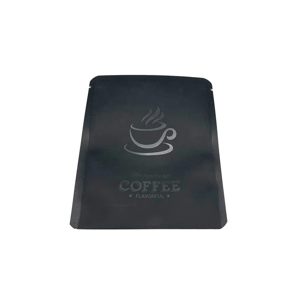 Food Grade Three Sides Sealed Small Foil Flat Drip Coffee Outside Packaging Bags