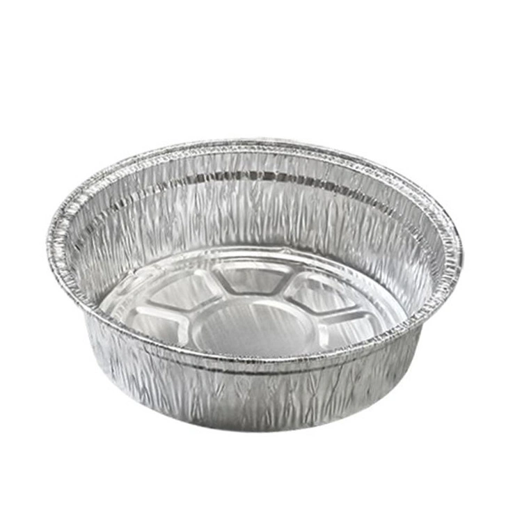 Plato de lámina de estaño desechables de papel de aluminio de la lámina de estaño plato la lámina de estaño tazón el tazón el tazón el cuadro de aluminio de la placa de Pizza