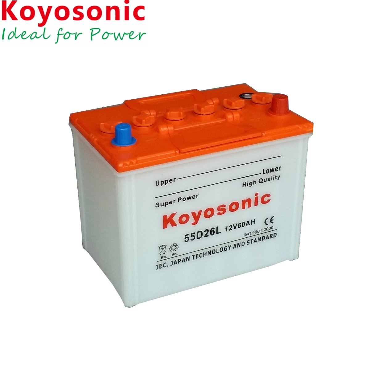Koyosonic Lead Acid 12V 70ah Dry Car Battery 65D31L Auto Car Battery Starter for Toyota Hybrid Car Battery
