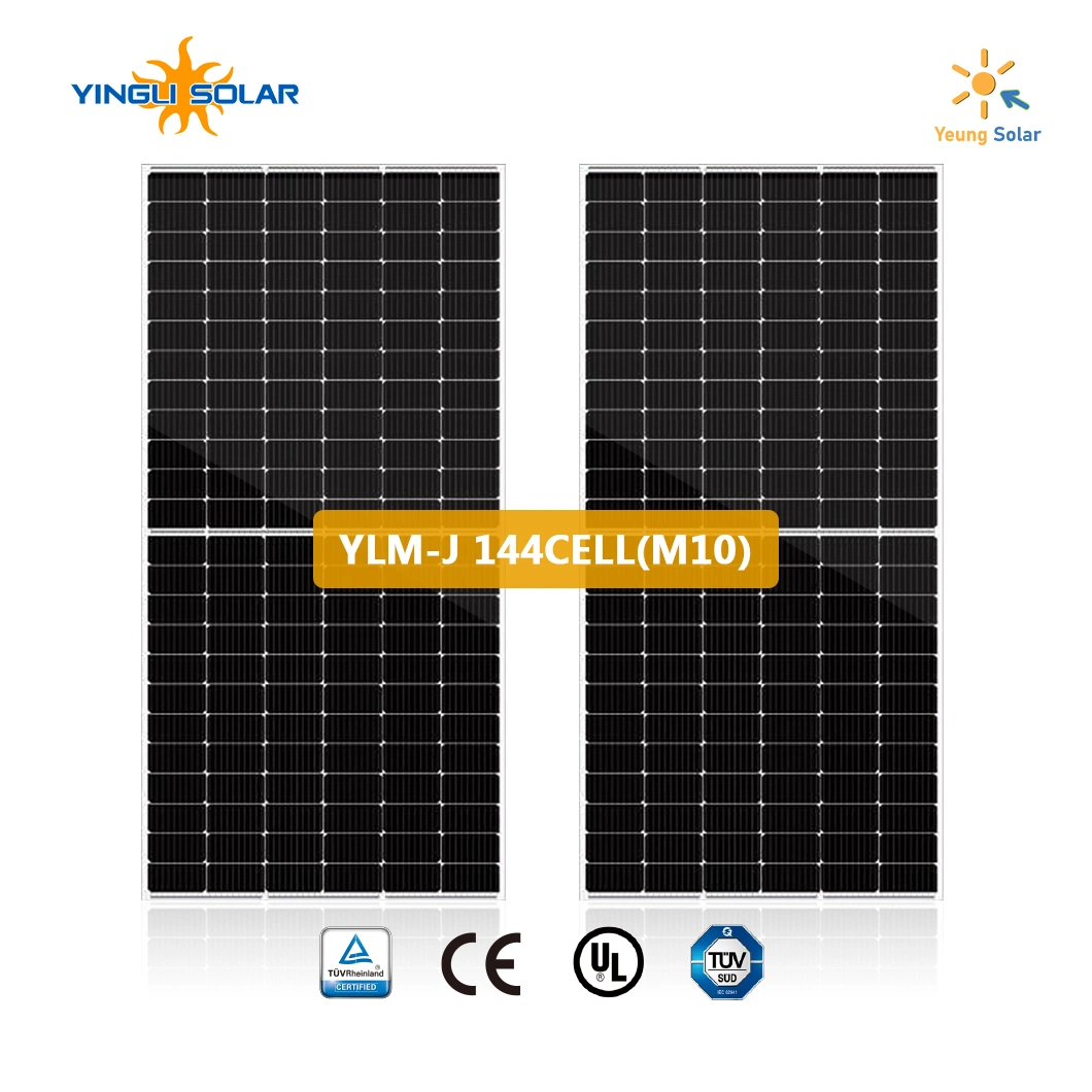 Hoher Wirkungsgrad guter Preis Yingli 530-550W Mono PERC Solarmodul mit CE, TÜV