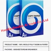 Wood Pulp A4 Paper Wholesale/Supplier White Quality Double-Sided A4 Paper 70/75/80