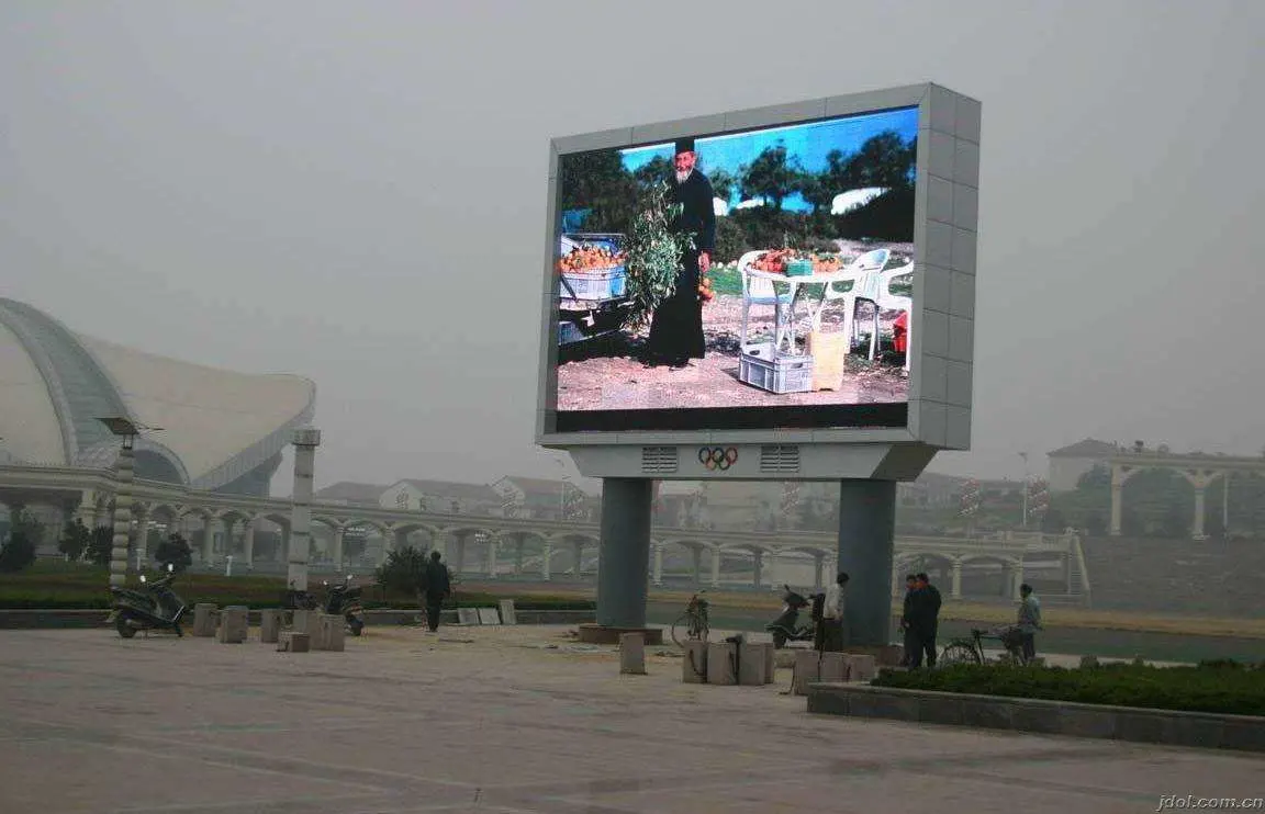 Text Fws Freight Cabinet Case Outdoor Video Screen LED Display with CE