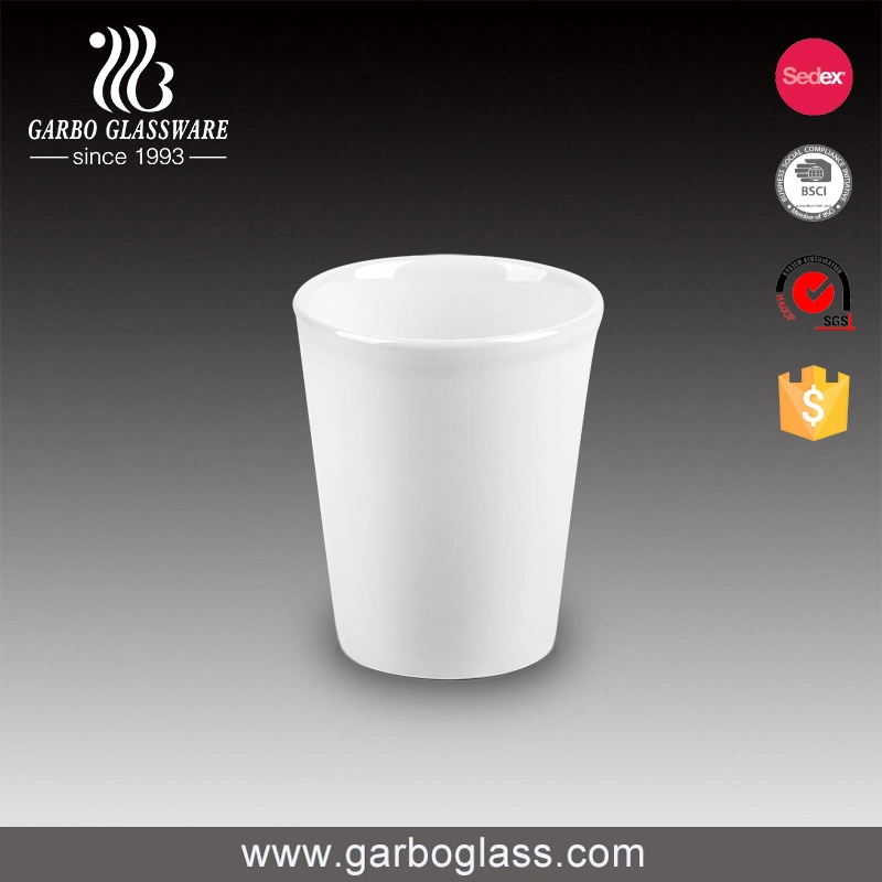 5oz Magnesia Porcelain té taza de café Color Blanco personalizado 120ml Cerámica Copa Home Restaurante Hotel té agua Drinkware para Mayorista/Proveedors