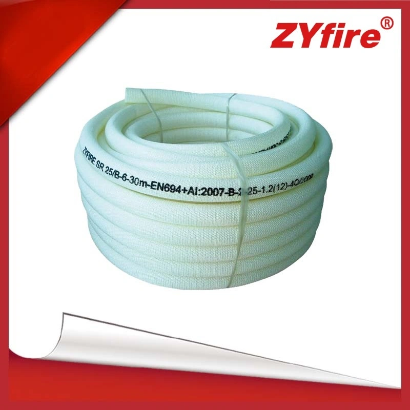 Fighting Equipment TPU Lining Reel Semi-Rigid Fire Hose with Nylon Helical Interior Reinforcement