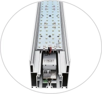 Suspended Professional 30W or 60W Aluminum LED Profile Linear Lighting