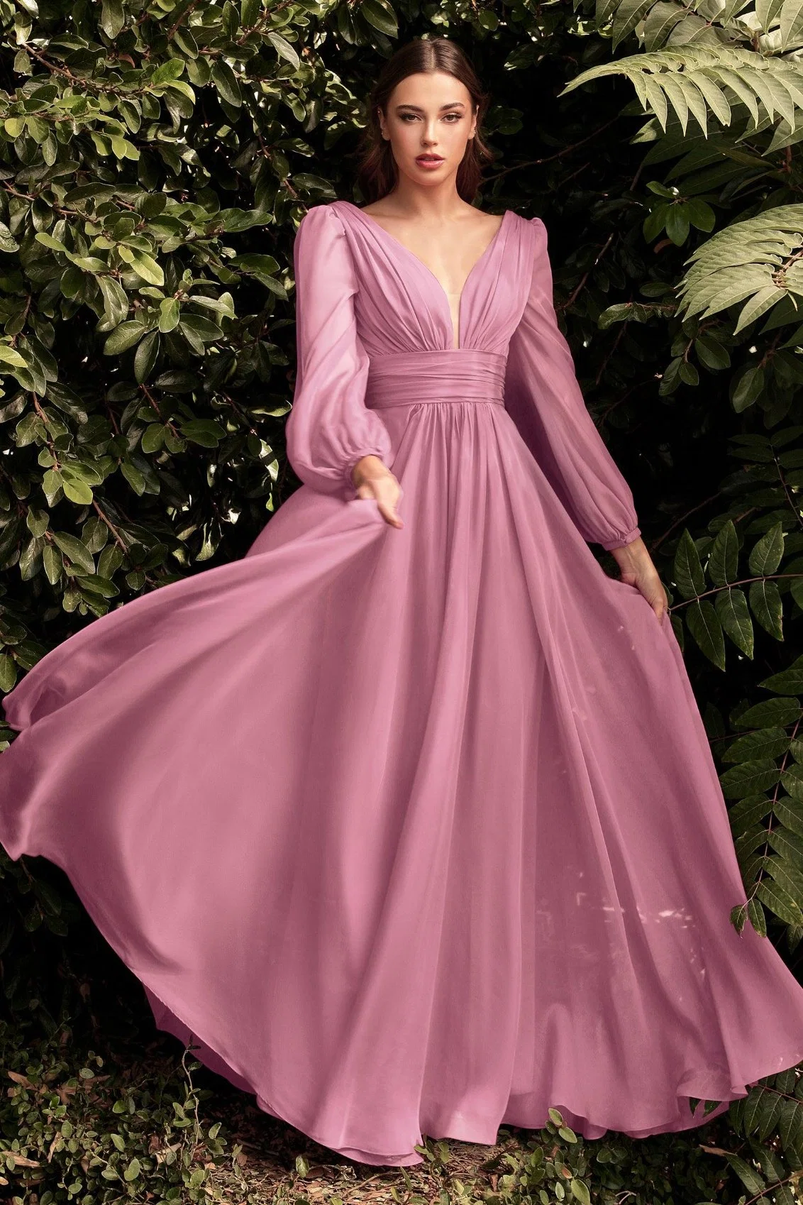 Factory China OEM Top Quality New Design Hot Selling Long Sleeve Evening Formal Prom Dress