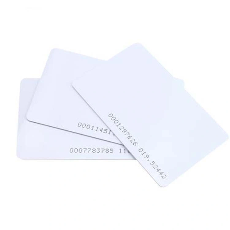 Low Cost Contactless Smart Card 125kHz Tk4100 RFID Thin Cards