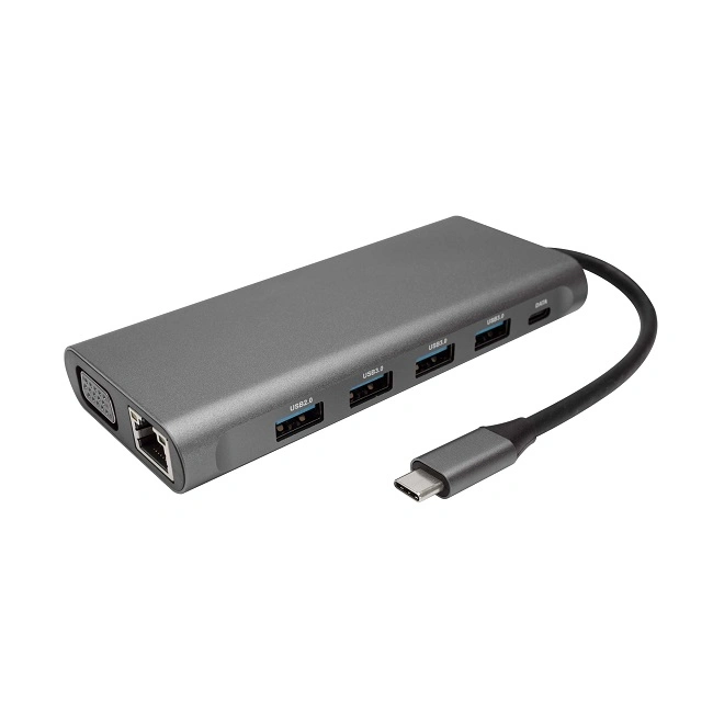 12-in-1 USB C Hub Docking Station with Ethernet/USB 3.0/Pd/HDMI/SD/TF/Audio Ports