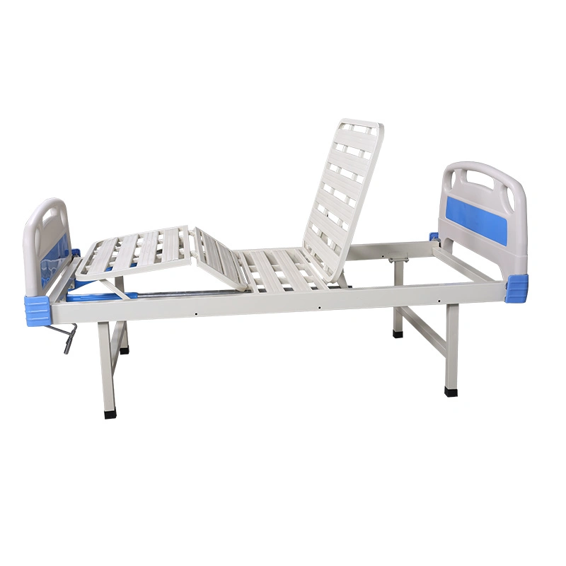 Promotion Price ABS Lifting Function Manual Beds Medical Nursing Hospital Inpatient Rest Bed