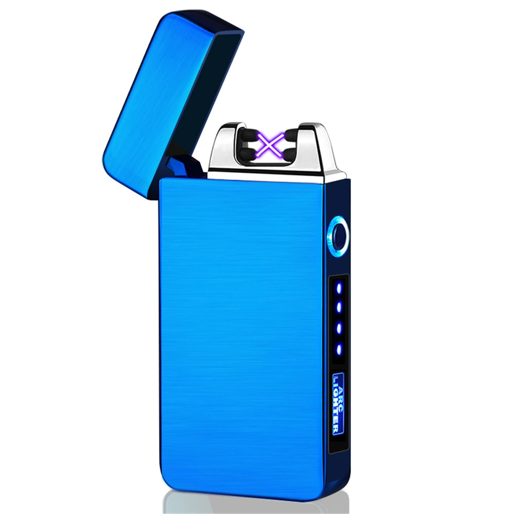 Encendedor electrónico de lujo sin llama USB Pulse Dual Arc Lighter