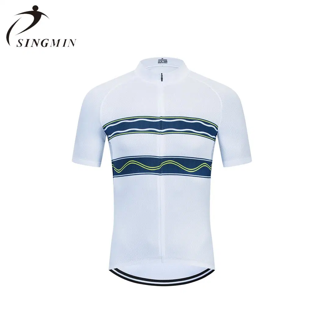 Mayorista personalizado transpirable de deportes Ciclismo bicicletas de desgaste de los Hombres camiseta Jersey Ciclismo establecido