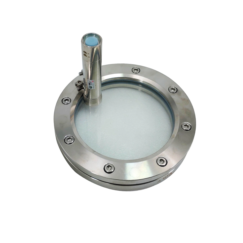 Sanitary Stainless Steel Hygienic Flange Sight Glass with LED Light