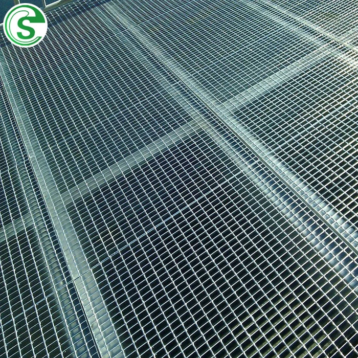 Cross Over Bridge Grate 40X100mm Steel Grating Walkway