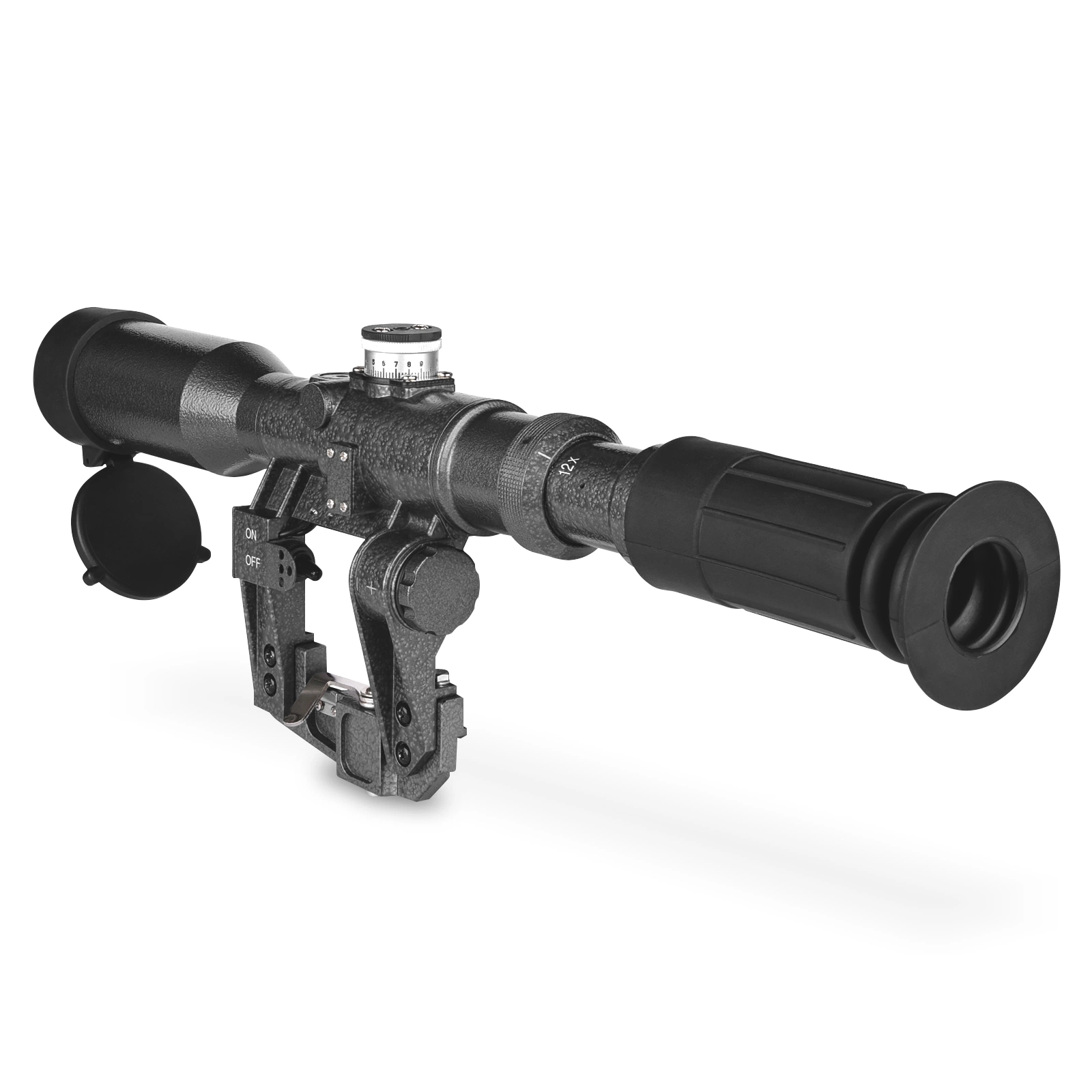 SVD 4-12X42 alcance de armas tácticas con primer retículo del plano focal Retículo SVD para la caza