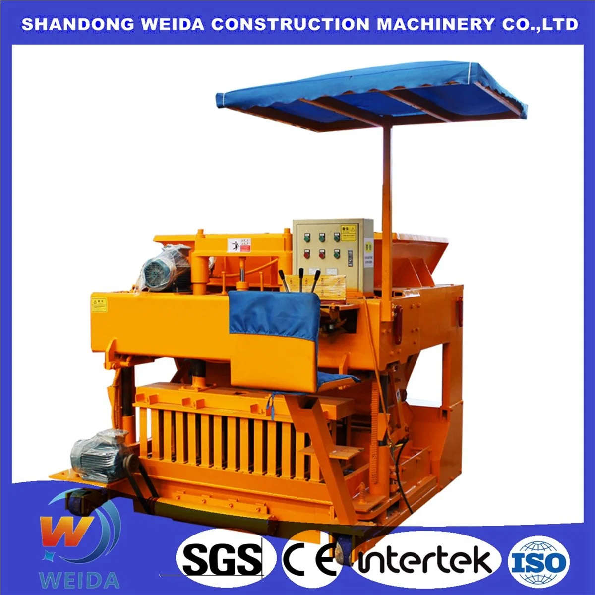 Qm6-20 Automatic Concrete Egg Laying Hollow Interlocking Paving Solid Brick Block Making Machine