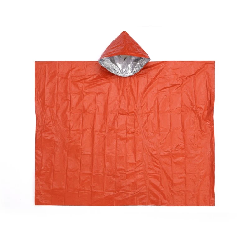 3-in-1 material de servicio pesado de poncho para acampar caminatas