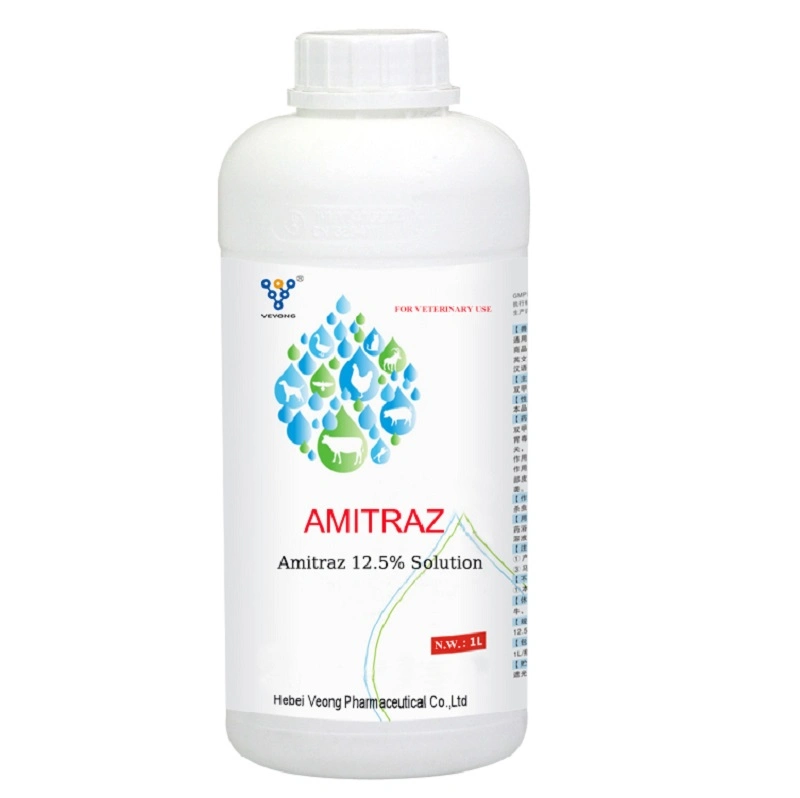 Sheep Medicine Wholesale/Supplier 125mg/Ml Amitra Solution in Vitro Anthelmintic Kills Mites, Ticks and Other Ectoparasites