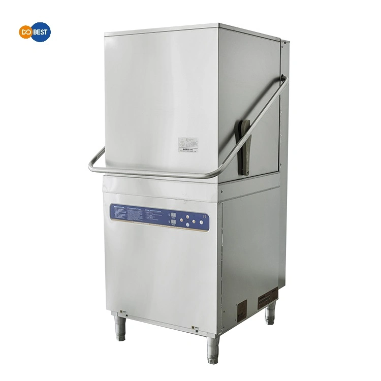 Commercial Hood Type Dishwasher Kitchen Equipment/Automatic Pull-up Dishwasher