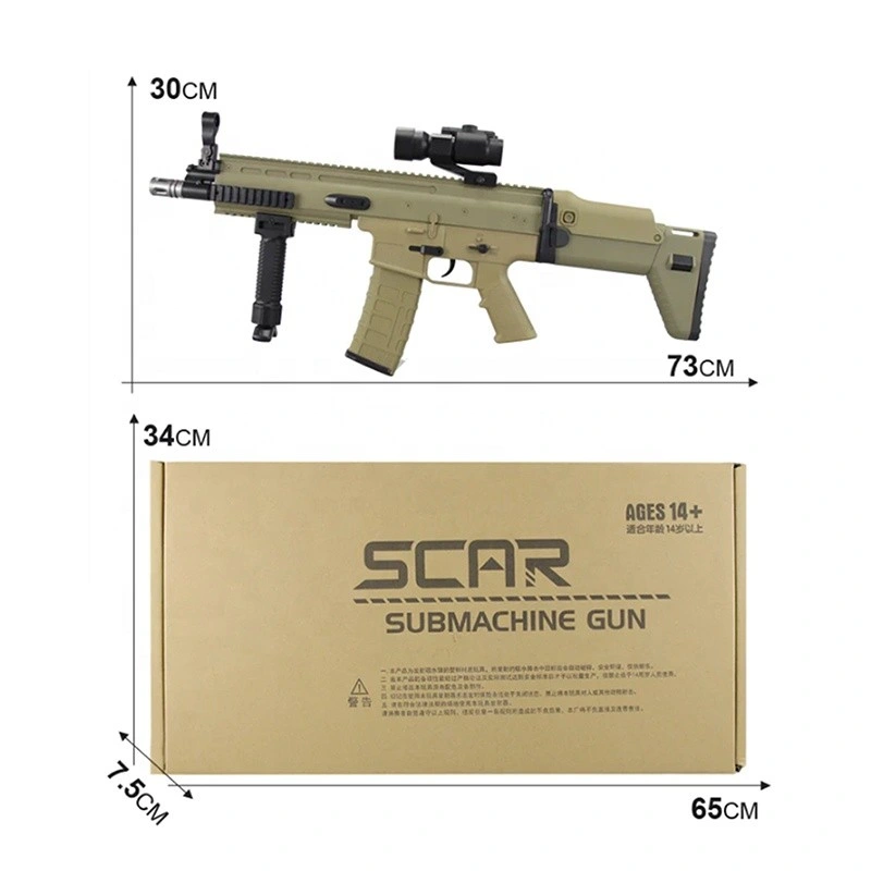 Gros pistolet de paintball à billes souples à gel d'eau en gros, sûr, à batterie électrique, à tir automatique, jouet fusil de sniper qui semble réel pour les enfants, les garçons et les adultes