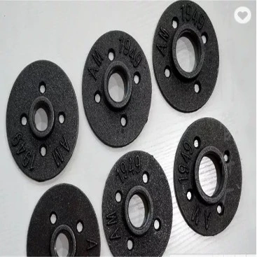 Dn15 Dn 20 Black Cast Iron Loft Carbon Steel Fittings and Flange for Flange Steampunk Furniture Elbow