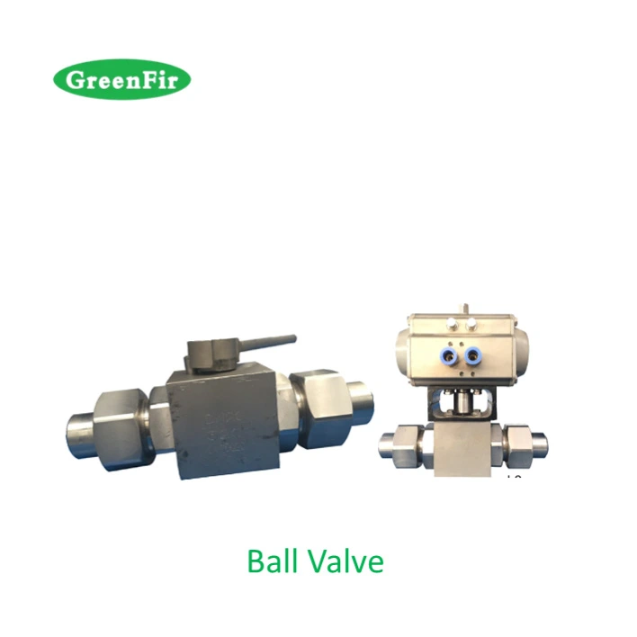 Cryogenic Pneumatic Manual Three-Way Ball Valve and Normal Temperature Ball Valve