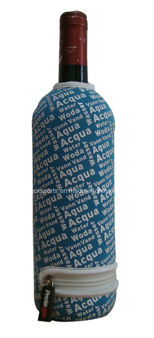 Fashion Neoprene Bottle Cooler, Neoprene Custom Size Insulated Beverage Wine Champagne Beer Bottle Cooler