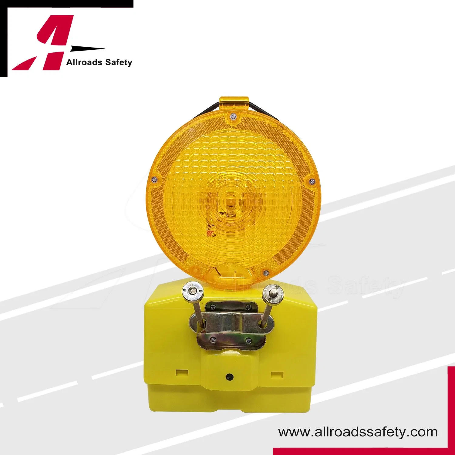 Road Construction Maintenance Work Safety Warning LED Barricade Flashing Light